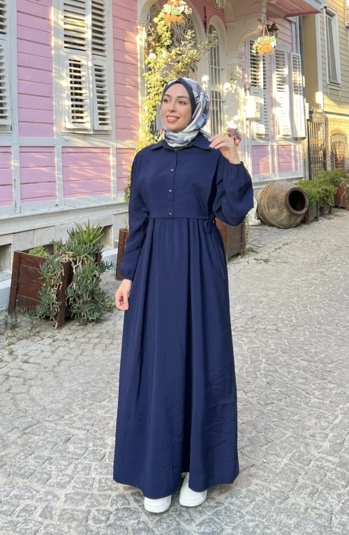 Defne Yelekli Elbise Defne Yelekli Elbise