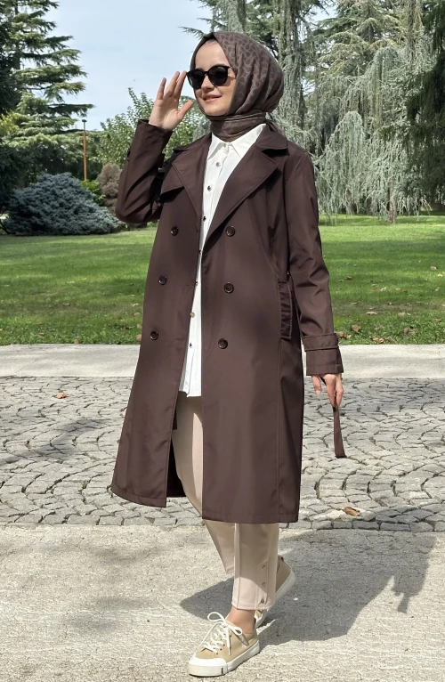 Eylül Astarlı Trenç Kap