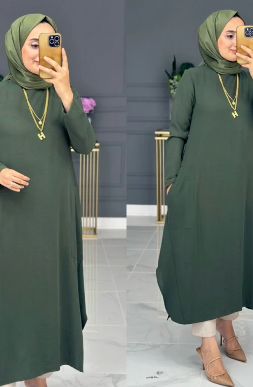 Serin Tunik - Haki