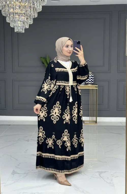 Kamelya Elbise - Vizon