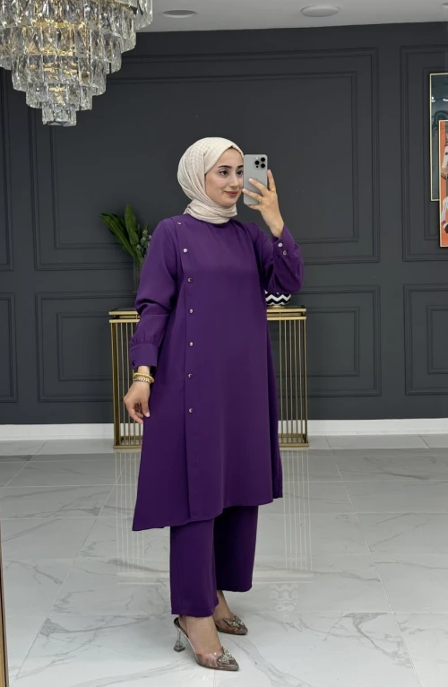 buket takım - mor