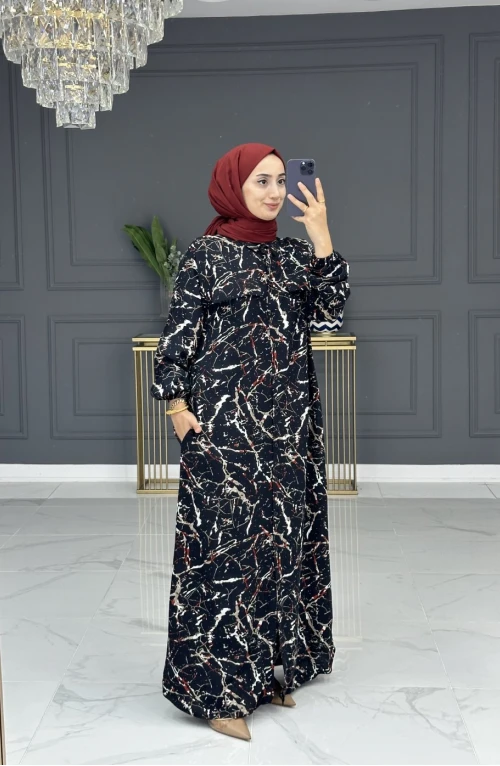 Zeynep elbise - siyah