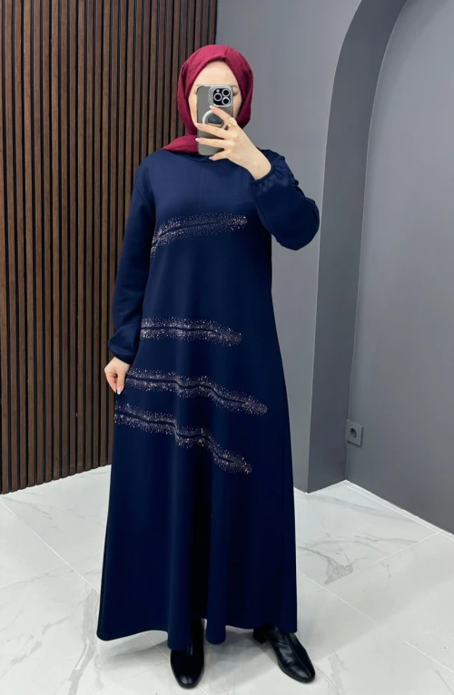 Kenza Elbise - Lacivert