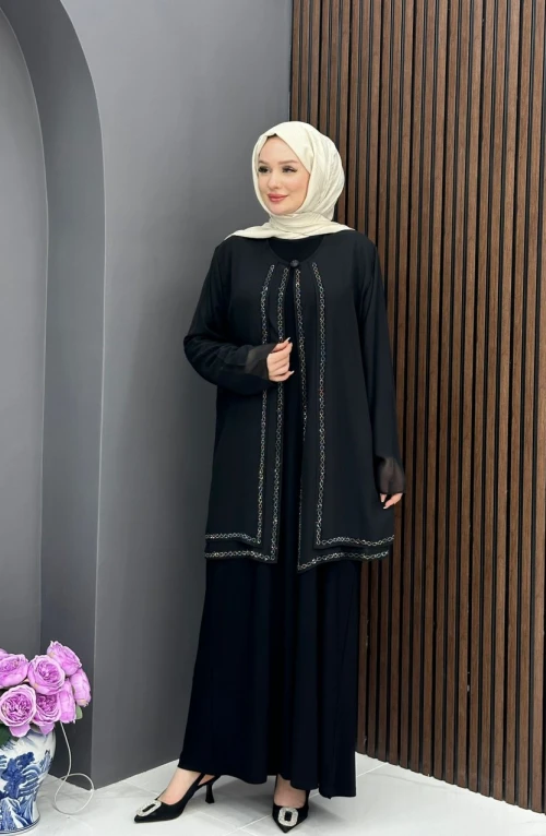 Cennet Abiye Takım - Siyah