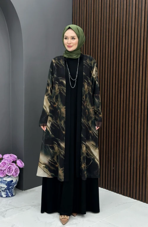 Hüsna İkili Takım - Siyah