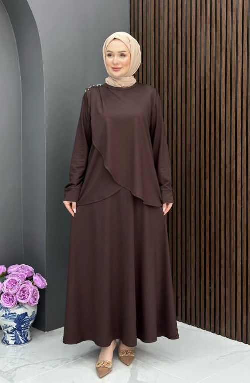 Lale Etekli Takım - Kahve