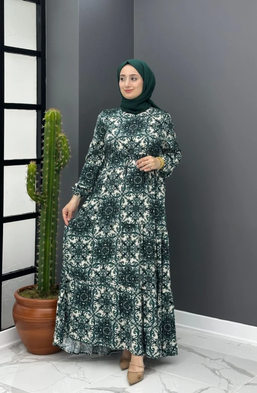 Safir Elbise - Yeşil