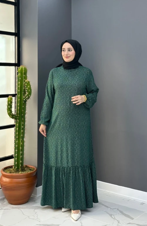 Oylum Elbise - Yeşil