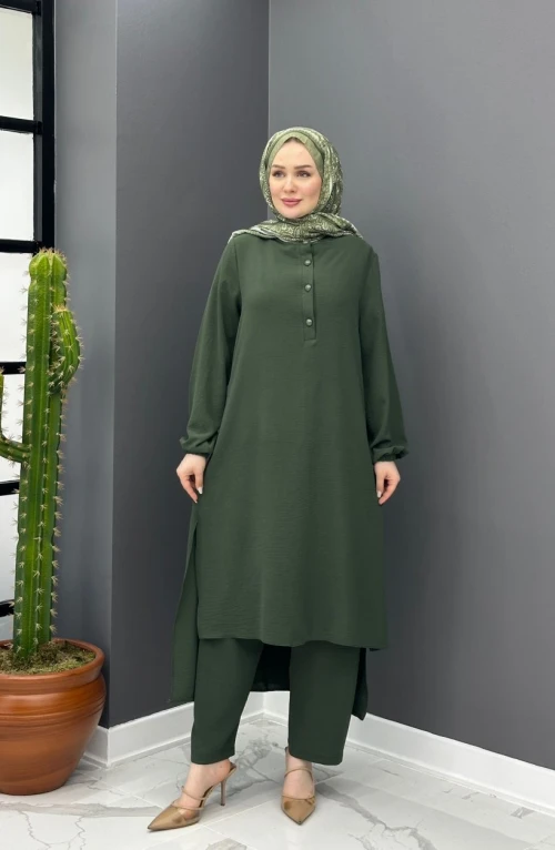 Ece Uzun Takım - Haki