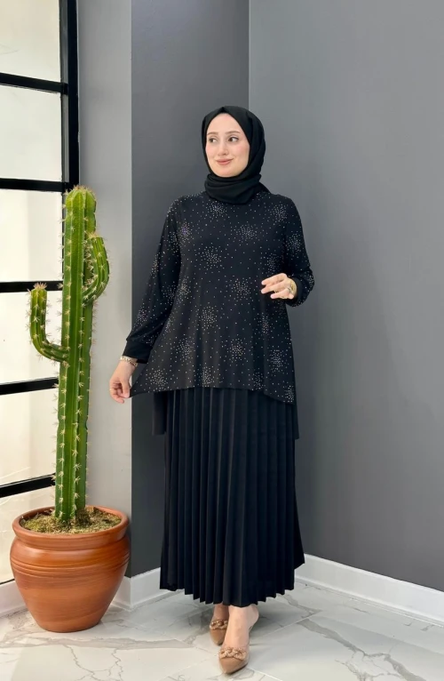 Büşra Etekli Takım - Siyah