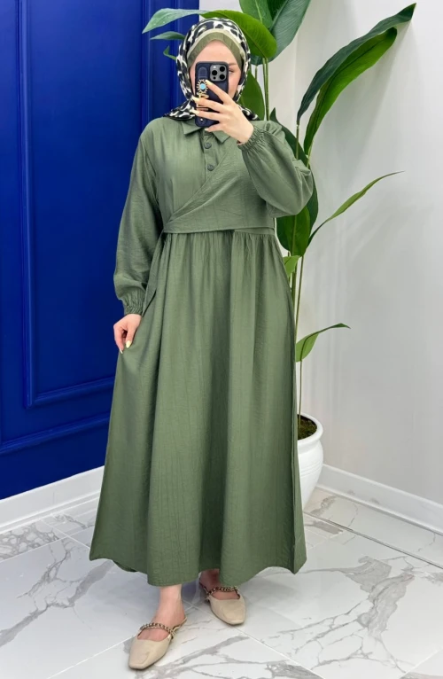 Beyza Elbise - Yeşil