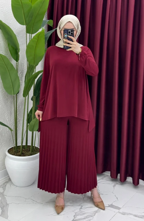 Gülçin Takım - Bordo Gülçin Takım - Bordo