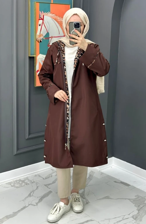 Hasret Trench - Kahve