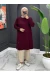 Spor Basic Tunik - Bordo
