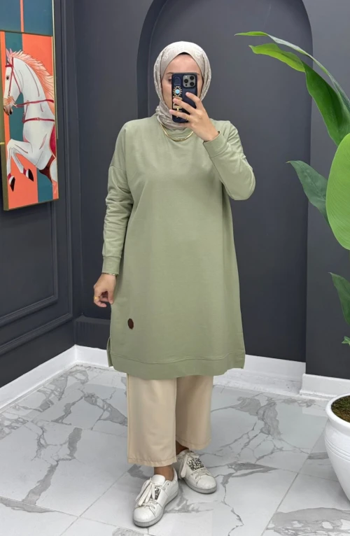 Spor Basic Tunik - Su Yeşili Spor Basic Tunik - Su Yeşili