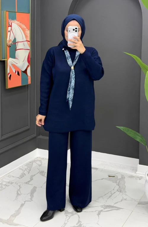 Lady Triko Takım - Lacivert Lady Triko Takım - Lacivert