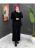 Merserize Triko Takım - Siyah
