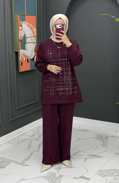 Meltem Takım - bordo Meltem Takım - bordo