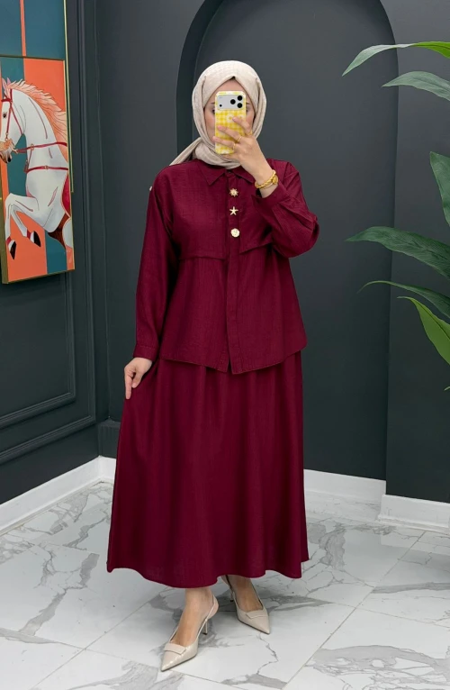 Canan Takım-Bordo Canan Takım-Bordo