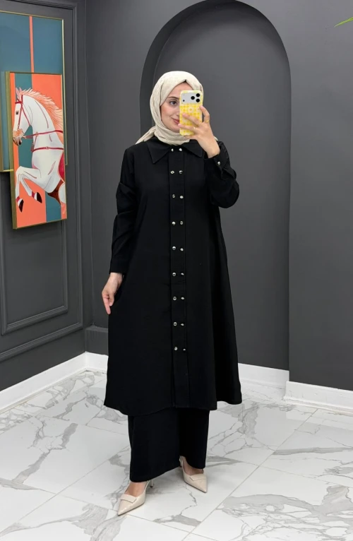 Elif Uzun Takım-Siyah Elif Uzun Takım-Siyah