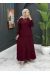 Ceyda Etekli Takım - Bordo