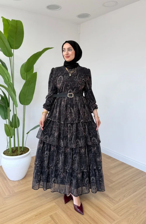 Burcu Elbise- Siyah Burcu Elbise- Siyah