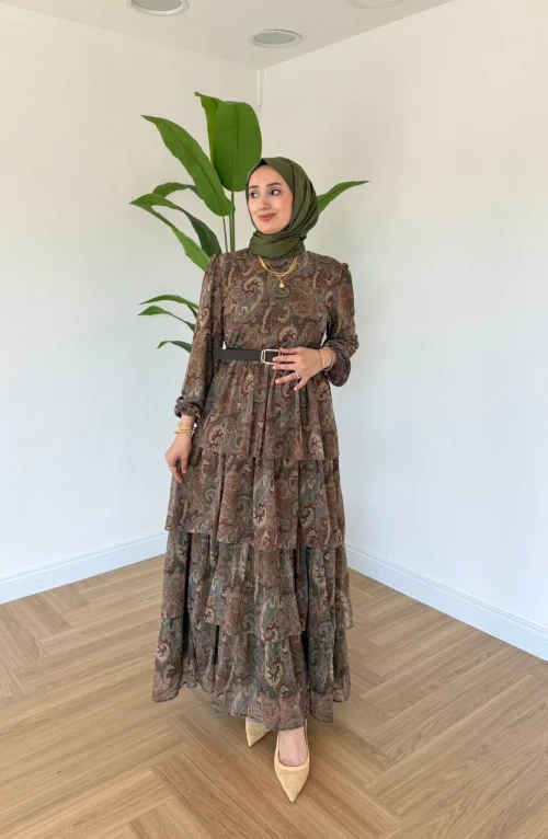 Burcu Elbise-Yeşil Burcu Elbise-Yeşil