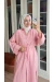 Çizgili Tunik Kap-Pembe