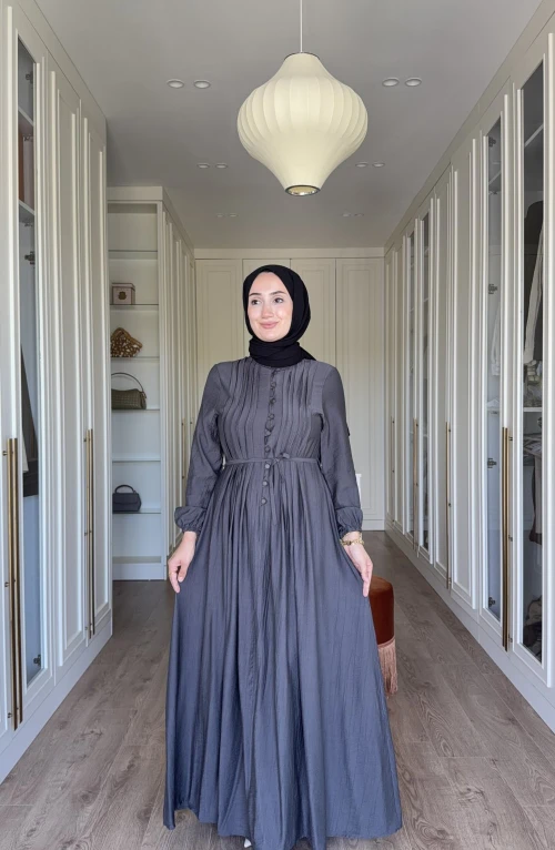 Ayça Elbise - gri