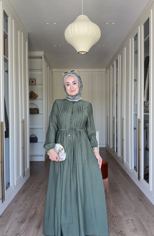 Ayça Elbise - Haki