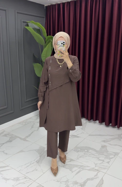 İrem Takım-Kahverengi İrem Takım-Kahverengi