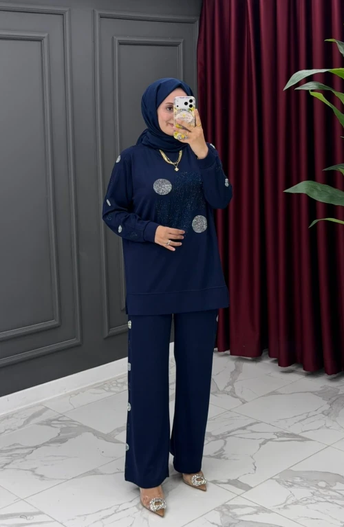 Irmak Oysho Takım-Lacivert Irmak Oysho Takım-Lacivert