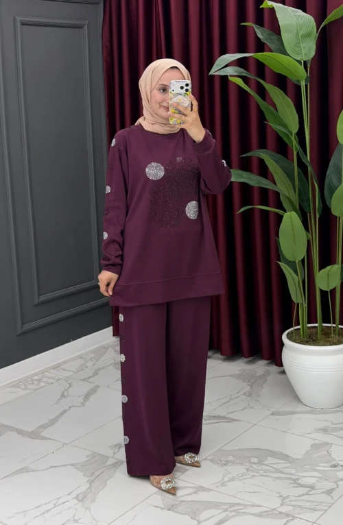 Irmak Oysho Takım-Mürdüm Irmak Oysho Takım-Mürdüm