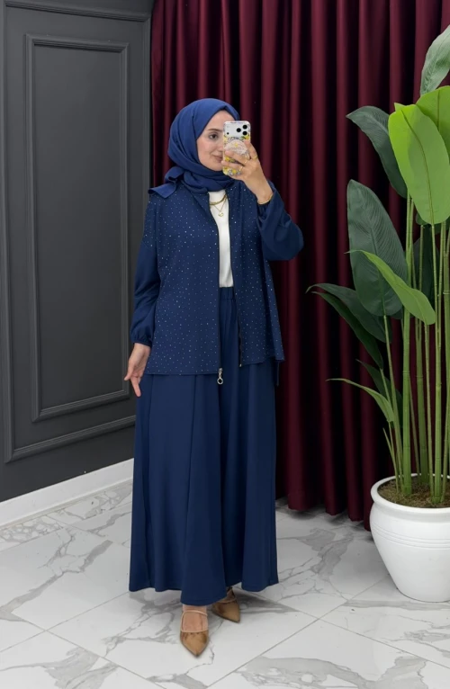 Yüsra Takım-Lacivert Yüsra Takım-Lacivert