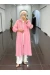 Azze Uzun Tunik-Pembe