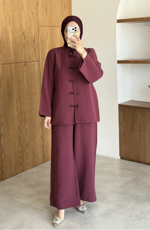 Gülşen Takım-Bordo Gülşen Takım-Bordo