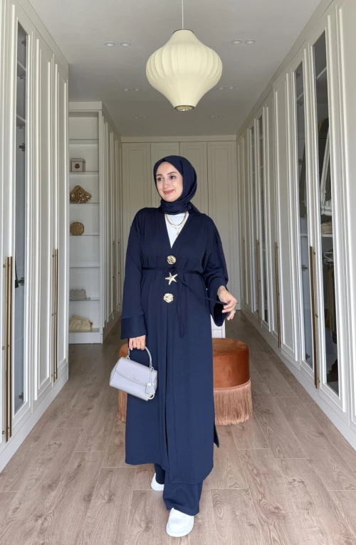 NEFİSE UZUN BROŞLU TAKIM -  LACİ