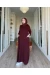 Niloş Oyhso Elbise - Bordo
