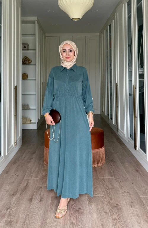 Şenay Elbise-Mint Yeşil Şenay Elbise-Mint Yeşil