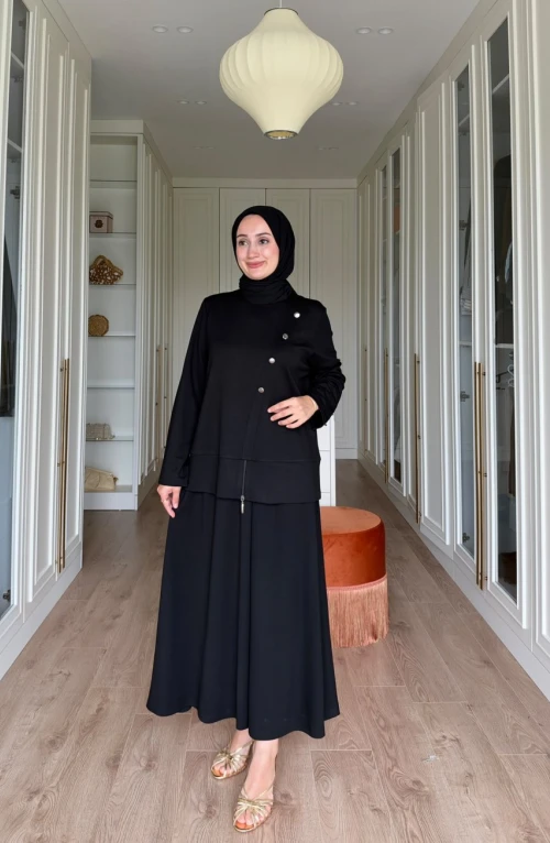 Derya Etekli Takım - Siyah