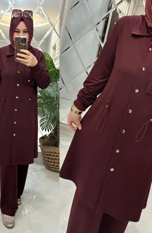 Rüya takım ipek Oyşo kumaş bordo Rüya takım ipek Oyşo kumaş bordo