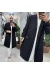 Bilge blazer ceket krep kumaş siyah