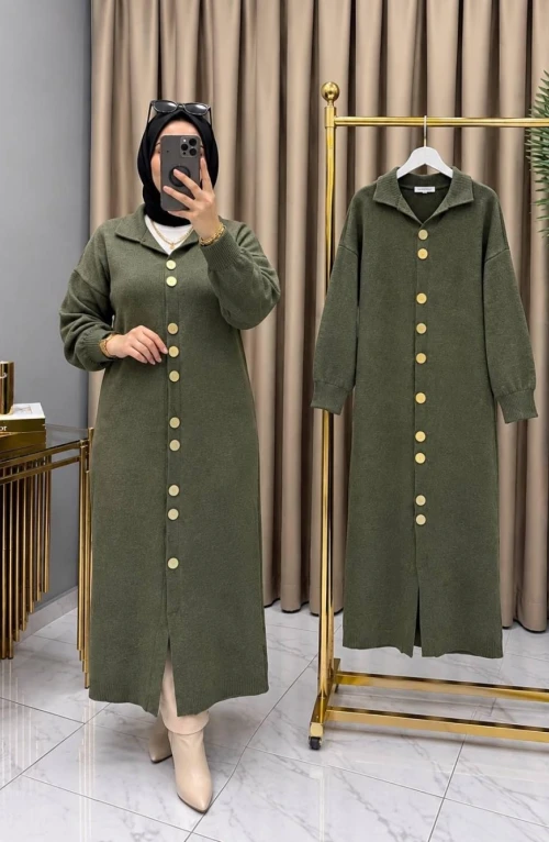 Aysima Hırka Haki Aysima Hırka Haki