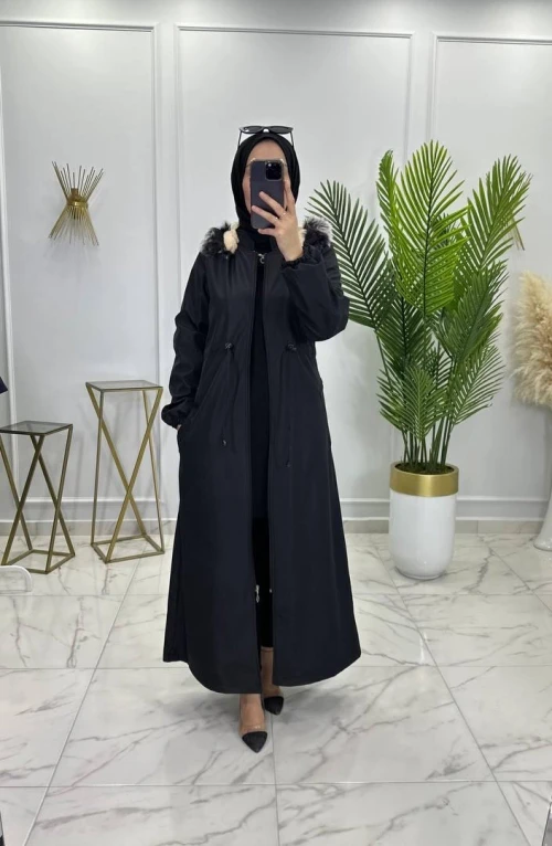 Kışlık Parka Mont Siyah
