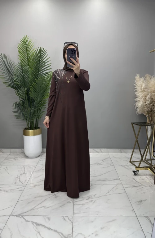 Habibe Elbise Kahve