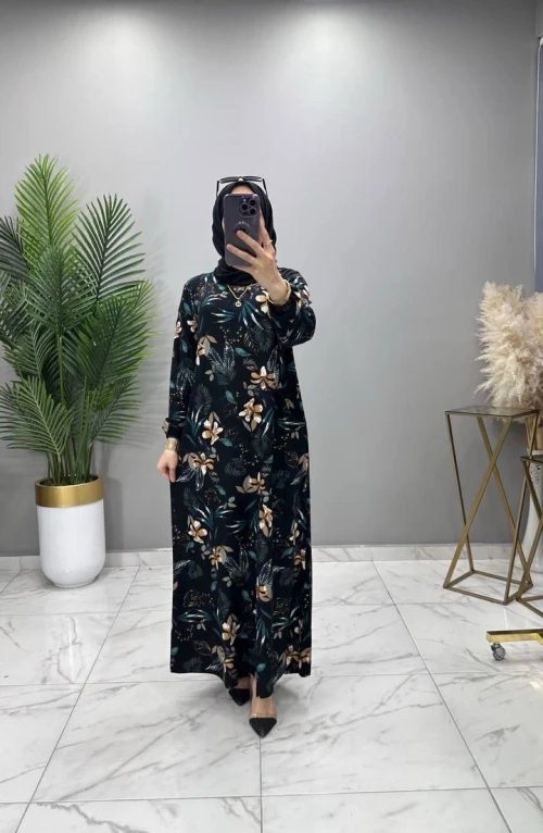 Gülbin Elbise Siyah