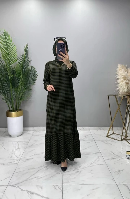 Sinem Elbise Haki