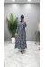 Beyza Elbise İndigo