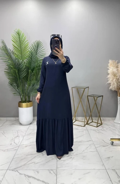 Nurgül Elbise Lacivert