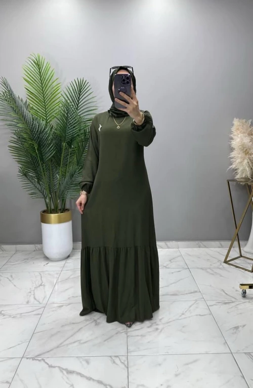 Nurgül Elbise Haki